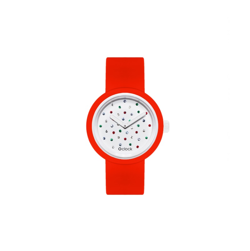 Zegarek o clock Rosso