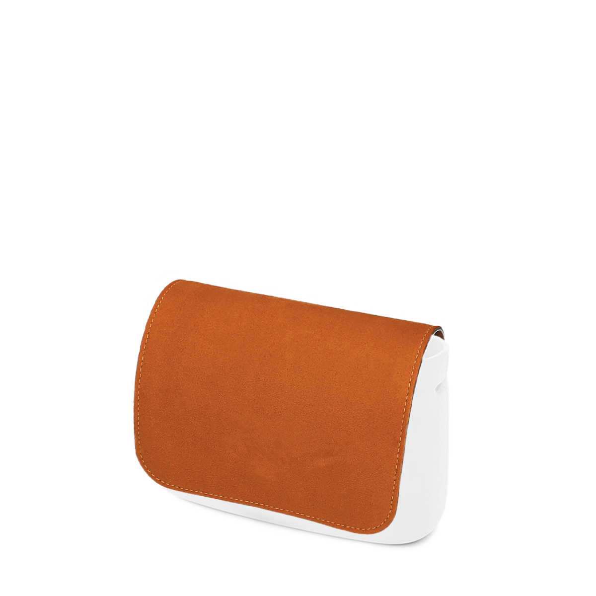 Klapka O bag pocket Simil pelle nubuck Biscotto