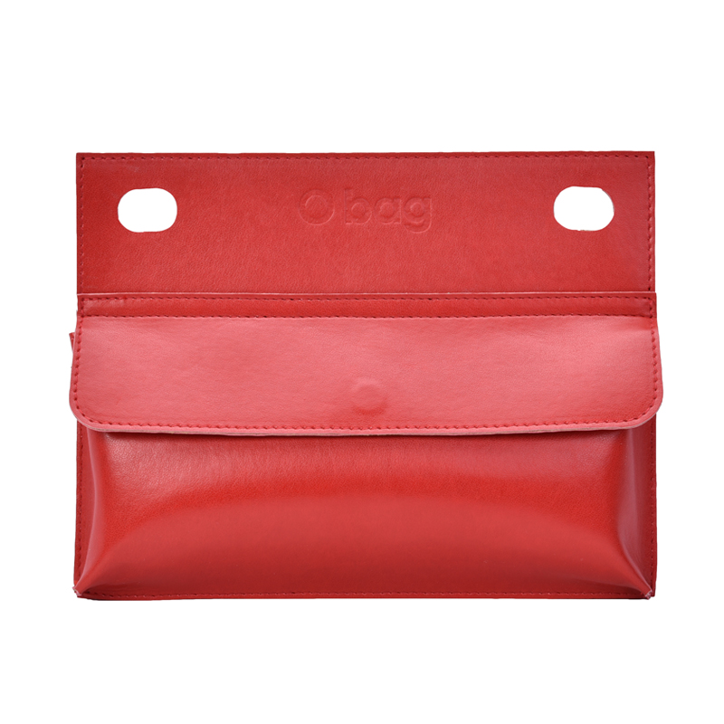 Kieszeń zewnętrzna Forata ecopelle basic Rosso