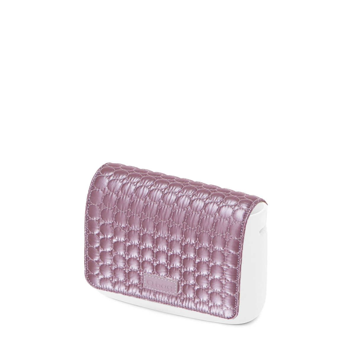 Klapka O bag pocket Quilted shiny Lilac