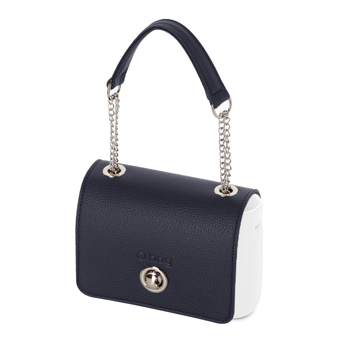 Klapka O bag pocket Tumbled effect con manichetto Blue navy