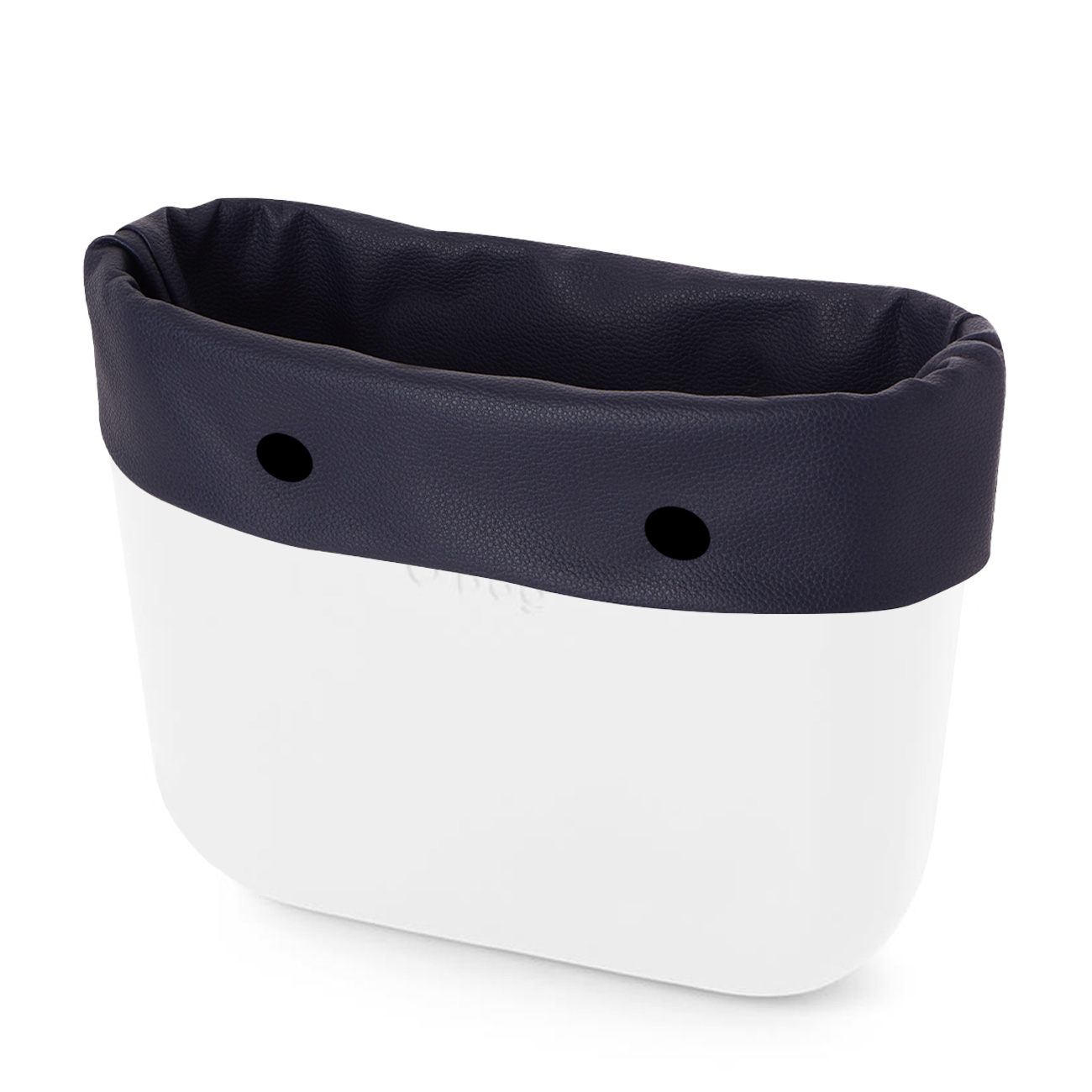 Opaska O bag standard Tumbled effect Synthetic fabric Blue navy