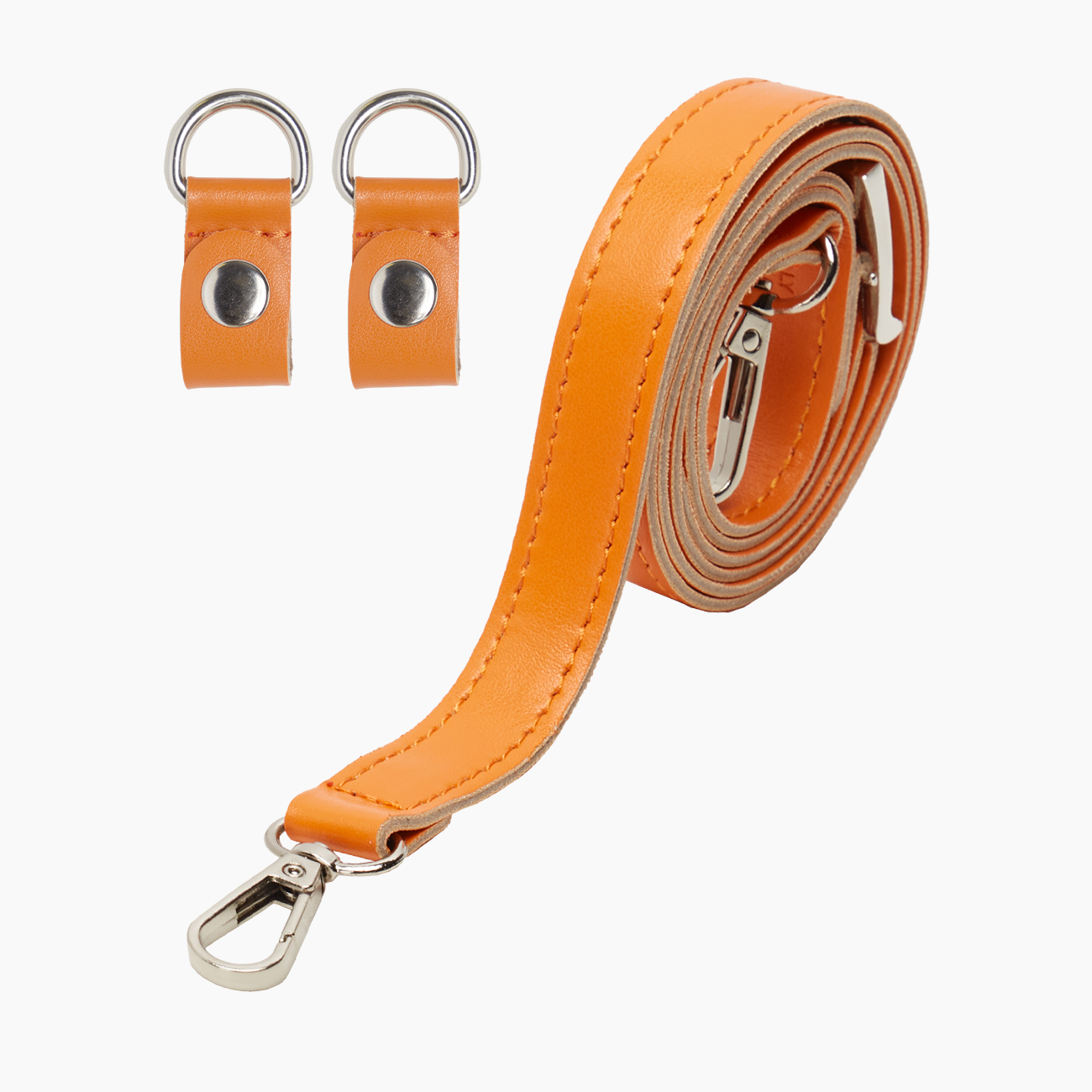 Pasek naramienny Extraslim 110 i Klipsy Sintetico effetto nappa Easy Amber