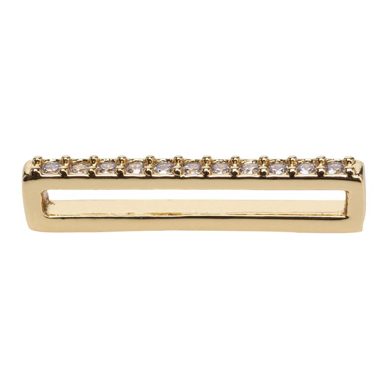 Zawieszka do zegarka O clock shiftPattern metallo strass Oro