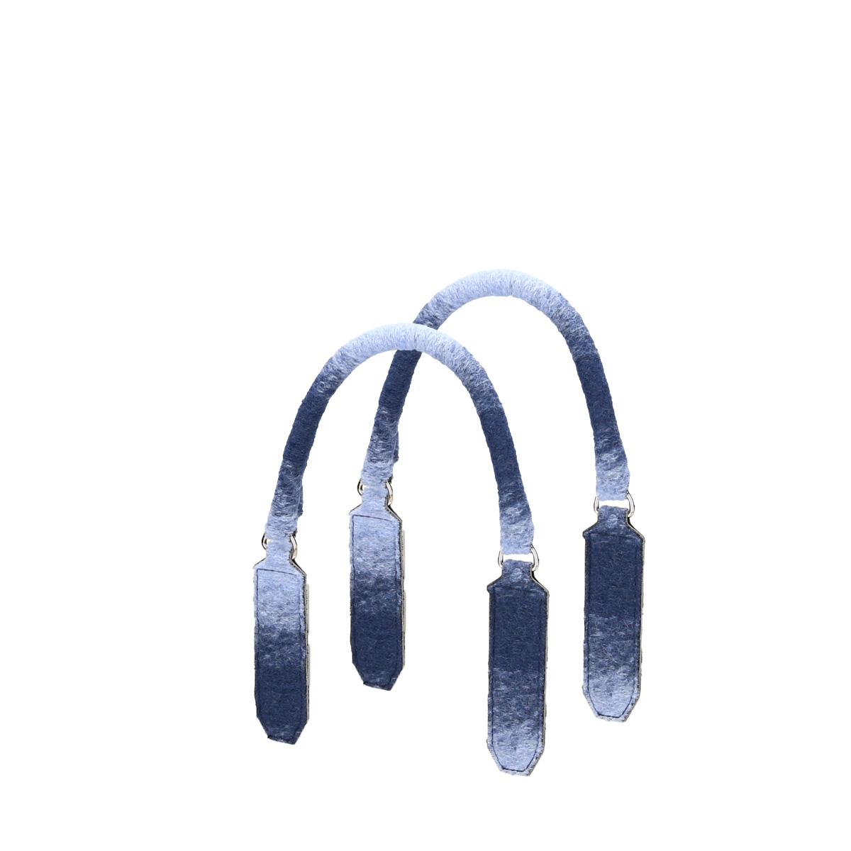 Uchwyty krótkie Tubolare flat Boiled wool Blue navy Avio