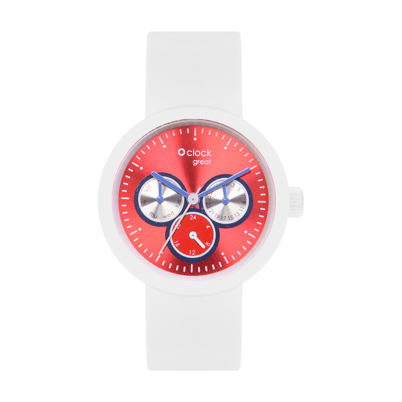 Zegarek O clock great Bianco