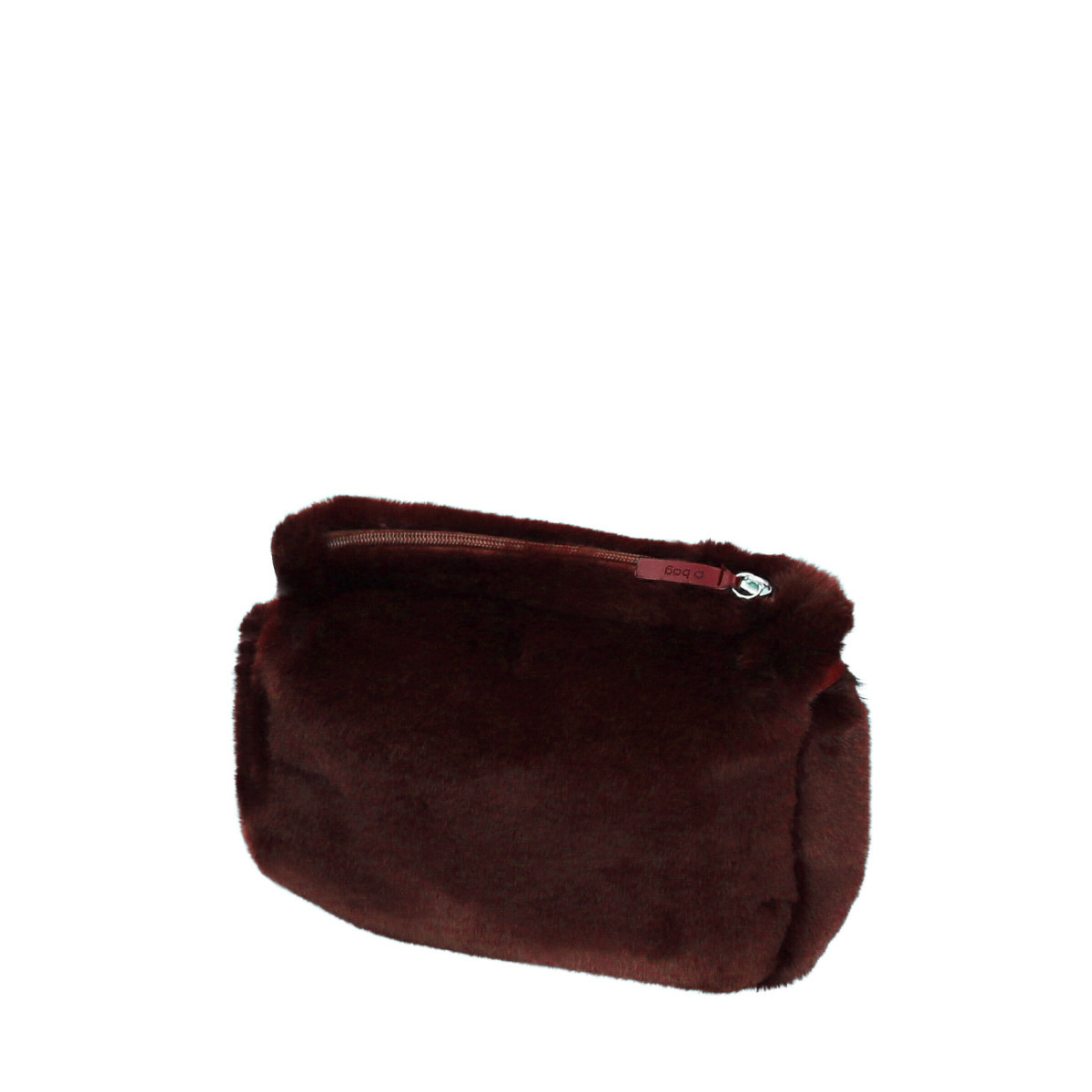Organizer O bag glam Ecopelliccia Lapin Rex| Bordeaux