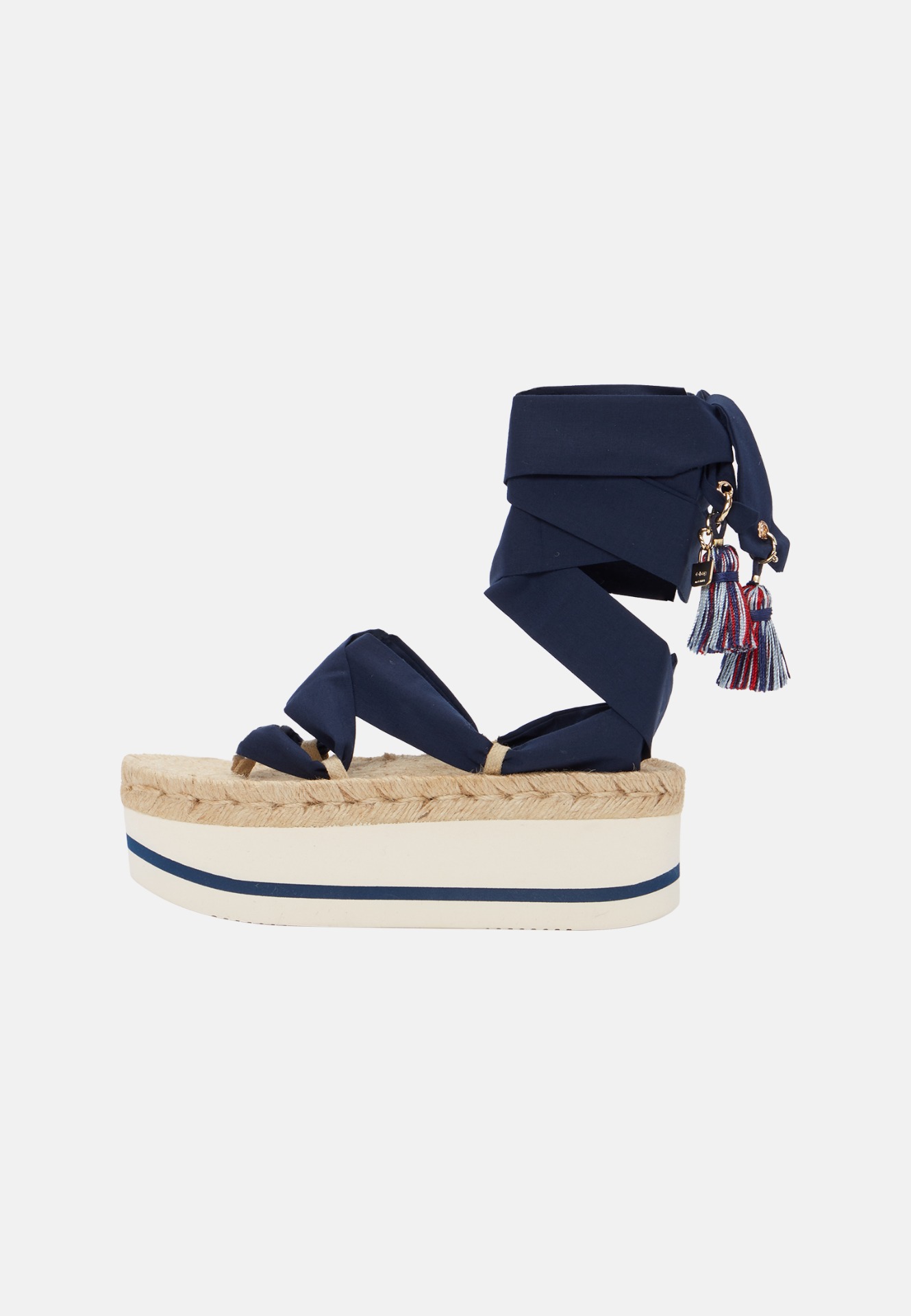 Sandały O drillas donna High Blu navy