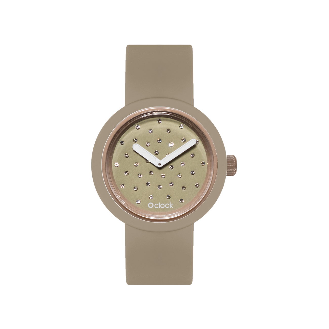 Zegarek O clock crystal Sabbia