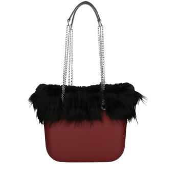 Torebka O bag mini Bordeaux