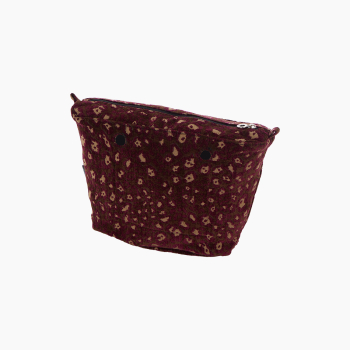 Organizer O Bag Mini Jacquard Leopardo Fucsia Rose