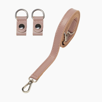 Pasek Naramienny Extraslim 110 + Clip Tessuto Sintetico Effetto Nappa Easy Old Pink