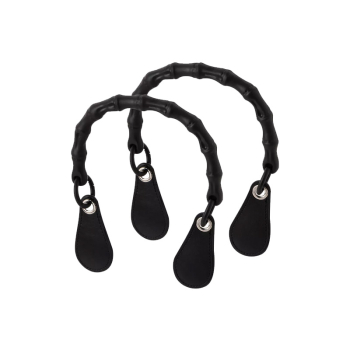 Uchwyty krótkie Goccia bamboo Nero