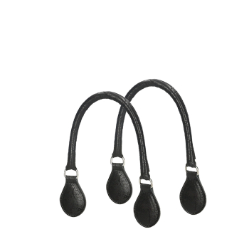 Uchwyty krótkie Micro tubolare Effetto montone Nero