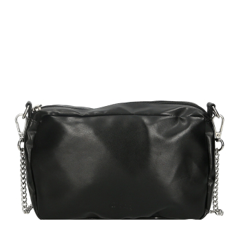 Torebka O bag glam Simil pelle nappa Nero