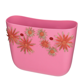 Body O bag standard Fiori raffia Rosa