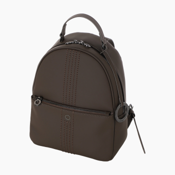 Plecak O bag Thuile Tessuto Gommato Chocolate