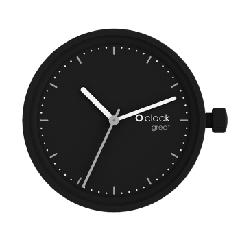 Mechanizm zegarka O clock great Black