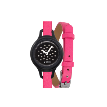 Zegarek O clock click shift Fluo fucsia