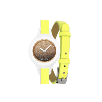 Zegarek O clock click shift Fluo giallo