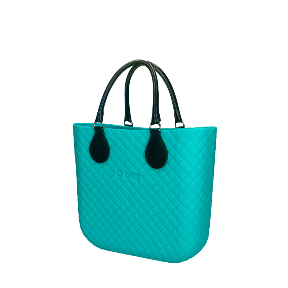 Torebka O bag mini Matelasse texture Acqua