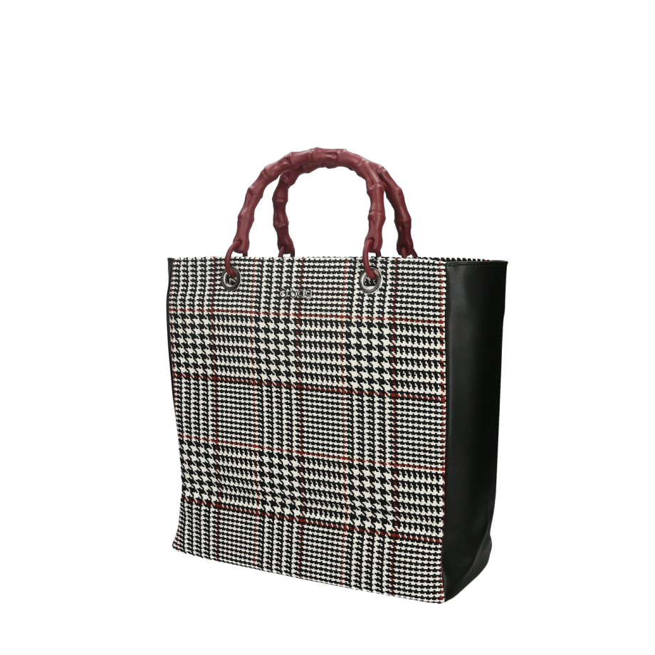 Sac Cabas Sac Pied De Poule H&m Sac A Main En Jute Melange