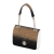 Klapka O bag pocket Boiled wool con manichetto Nero Sabbia