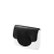 Klapka O bag pocket Circle tessuto nylonlucido imbottito Nero