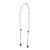 Pasek naramienny Catena T rouche similpelle nappa Latte