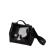Torebka O bag polly mini Tessuto gommato glitter Nero