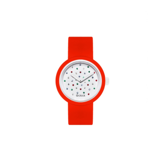 Zegarek o clock Rosso