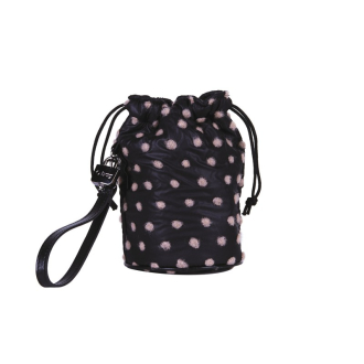 Kosmetyczka O bag Secchiello tessuto nylon pois Crema