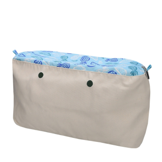 Organizer O bag beach Pineapples Turchese