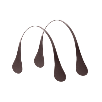 Uchwyty krótkie Goccia eco skóra Testa di moro