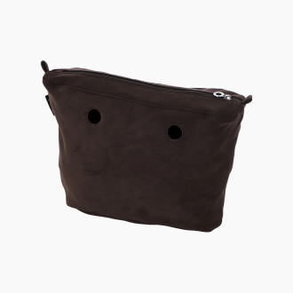 Organizer O bag Mini Scamosciato Dark Brown