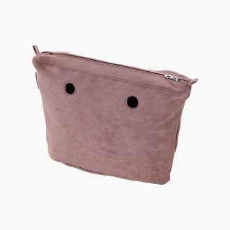 Organizer O bag Mini Scamosciato Old Pink
