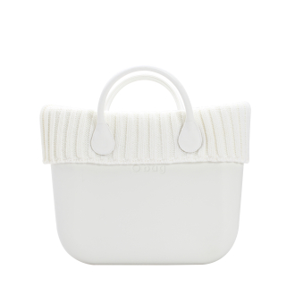 Opaska O bag standard Lana coste larghe Bianco
