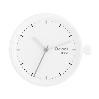 Mechanizm zegarka O clock great Bianco