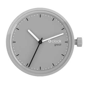 Mechanizm zegarka O clock great Grigio