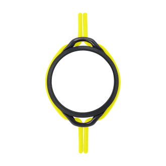 Pasek do zegarka O clock Time Active elastico Fluo giallo