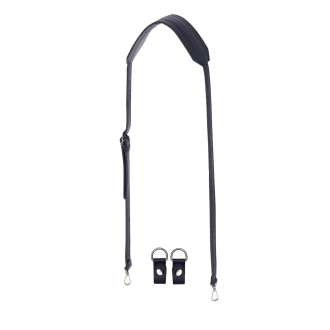 Pasek naramienny Extraslim 110 i Klipsy Shoulder Tumbled effect Blu navy