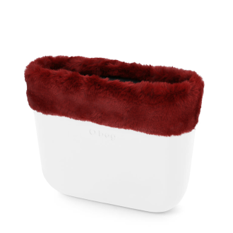 Opaska O bag mini Lapin rex Bordeaux
