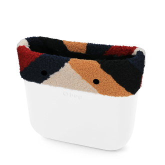 Opaska O bag mini Montone spigato Blu