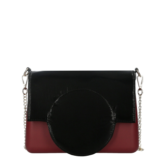 Torebka O bag glam Bordeaux