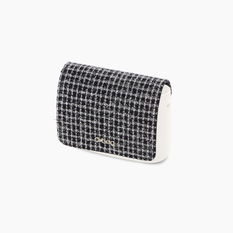 Klapka O Pocket Tessuto Lame Silver