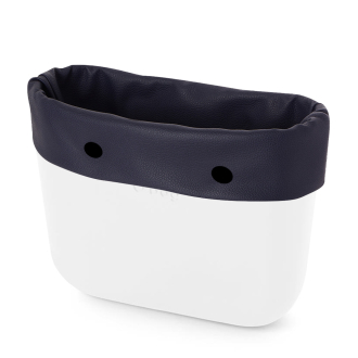 Opaska O bag standard Tumbled effect Synthetic fabric Blue navy