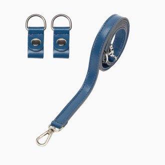 Pasek Naramienny Extraslim 110 + Clip Tessuto Sintetico Effetto Nappa Easy Denim