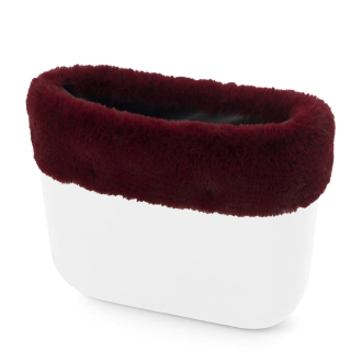 Opaska O bag standard Lapin rex Bordeaux