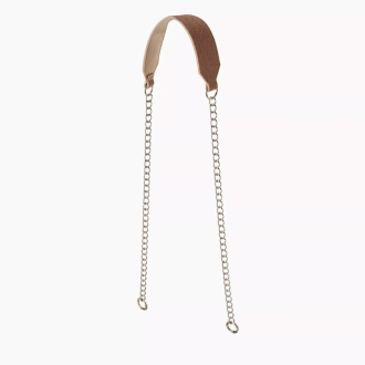 Pasek naramienny Catena Largo + Ponyskin effect Sabbia