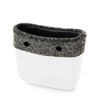 Opaska O bag mini Lapin marble Bianco nero